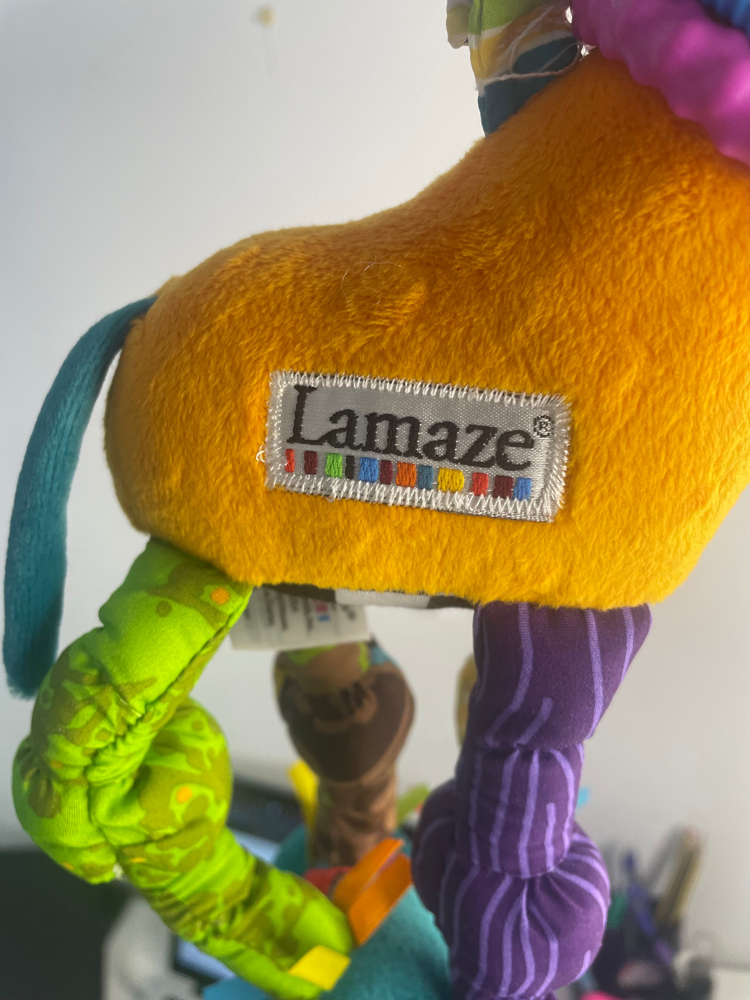 Hanging Toy Baby Stroller or Bed Toy Ring Inside Plush Educational Toy