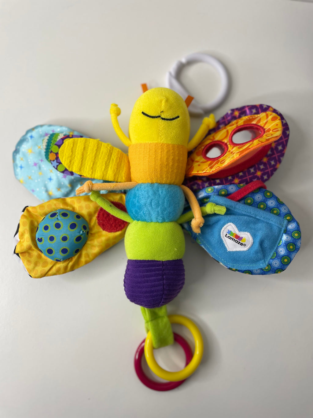 Hanging Toy Baby Stroller or Bed Toy Ring Inside Plush Educational Toy