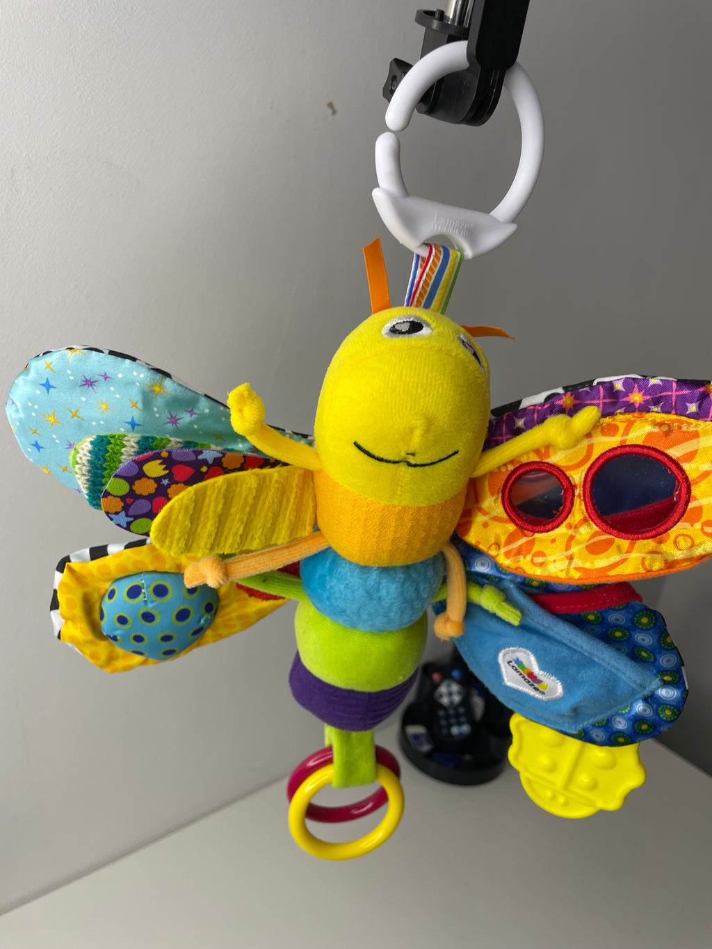 Hanging Toy Baby Stroller or Bed Toy Ring Inside Plush Educational Toy