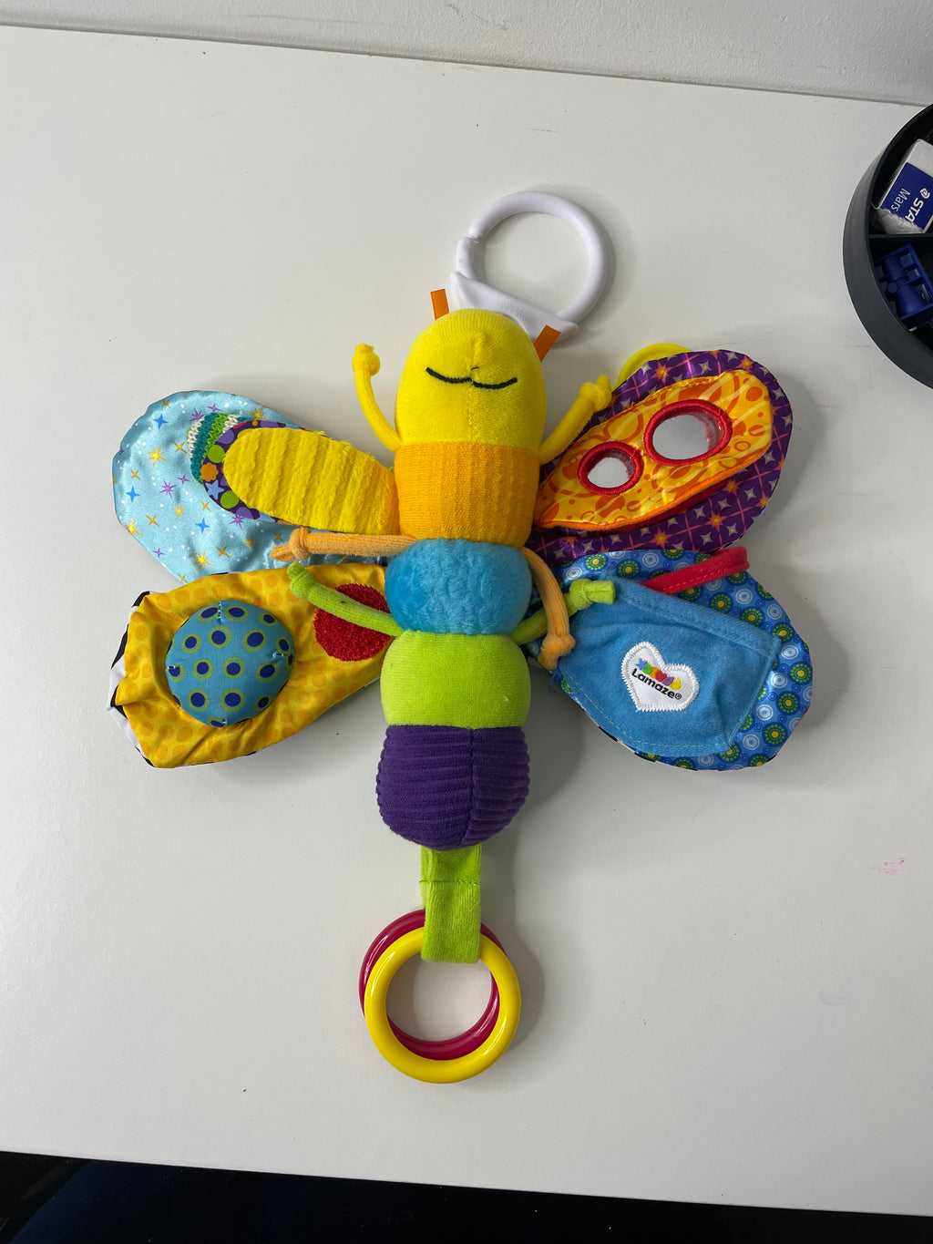 Hanging Toy Baby Stroller or Bed Toy Ring Inside Plush Educational Toy