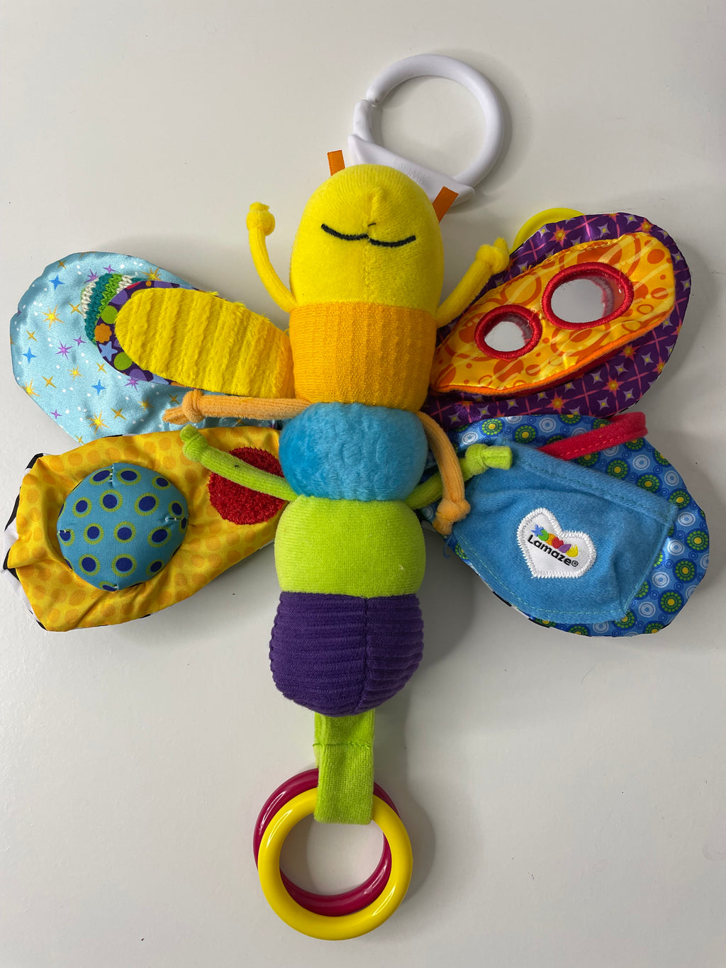 Hanging Toy Baby Stroller or Bed Toy Ring Inside Plush Educational Toy