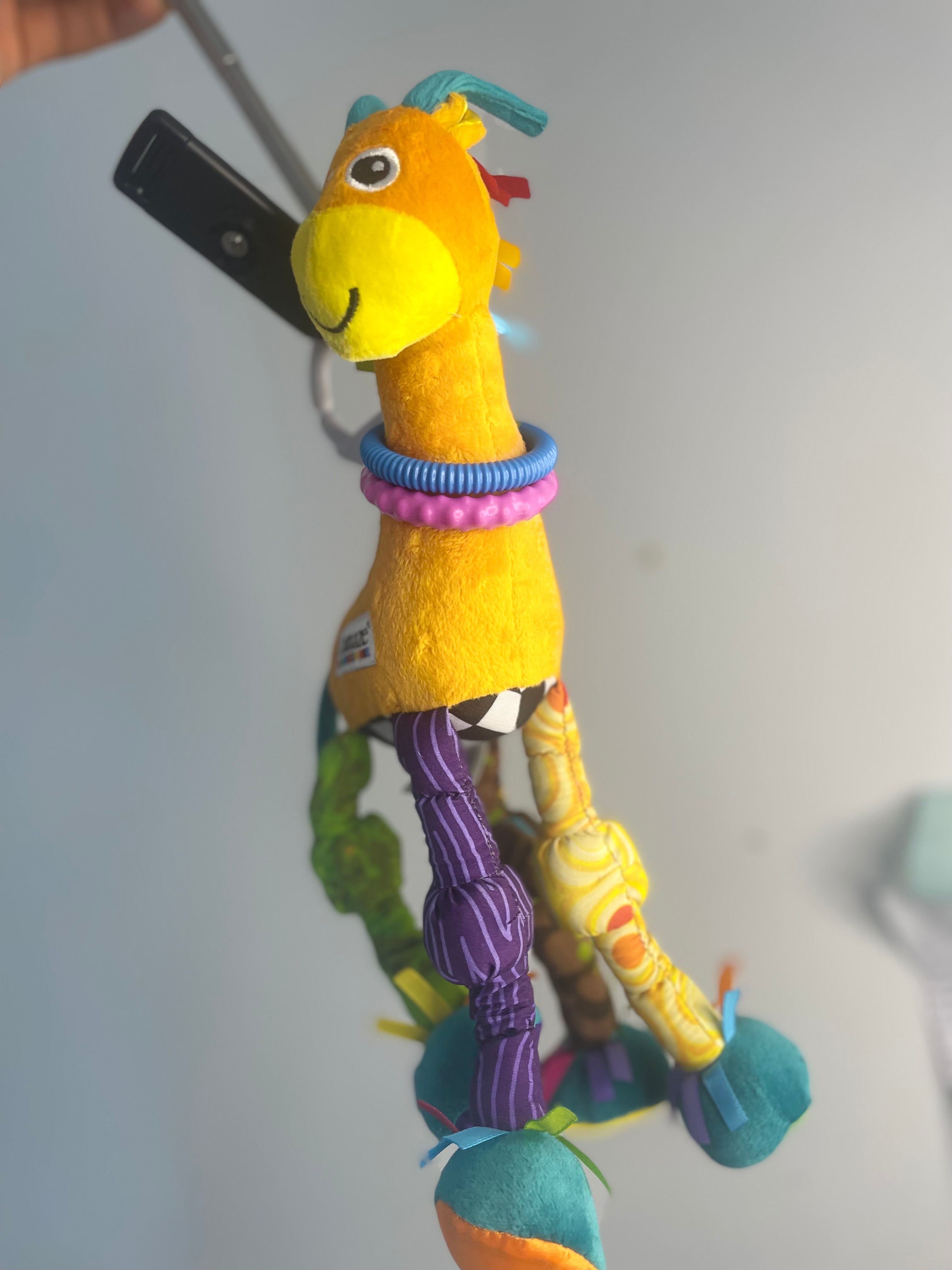 Hanging Toy Baby Stroller or Bed Toy Ring Inside Plush Educational Toy