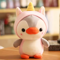 Cute plush Penguin in costume