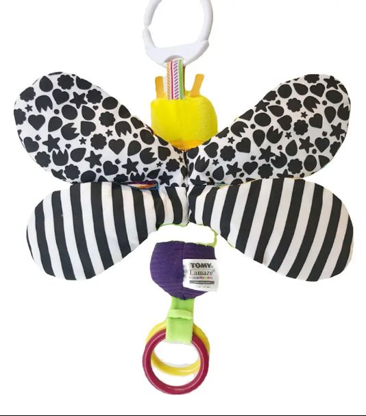 Hanging Toy Baby Stroller or Bed Toy Ring Inside Plush Educational Toy