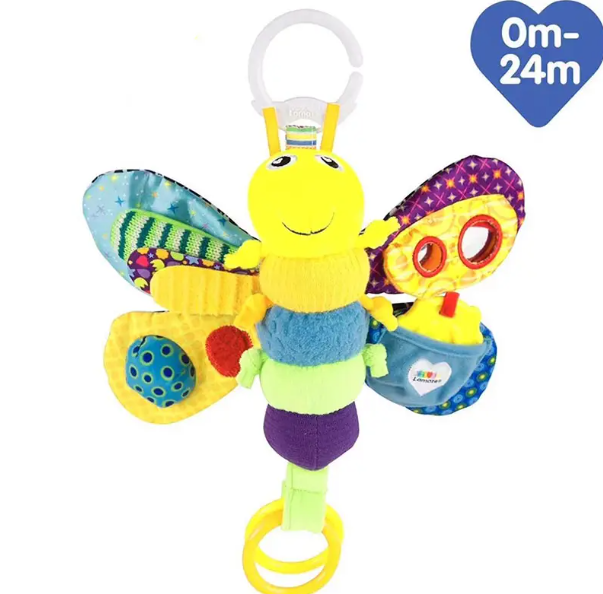 Hanging Toy Baby Stroller or Bed Toy Ring Inside Plush Educational Toy