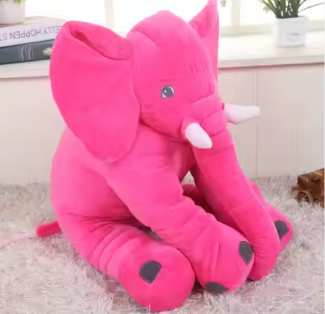 Plush Toy Animal Elephant Toy Soft Baby Pillow Gray Plush