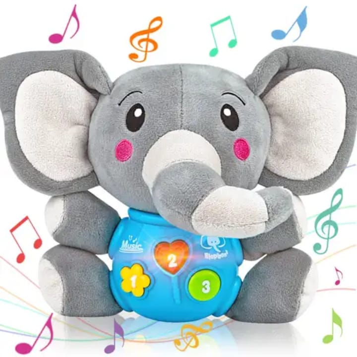 Elevent Plush Musical Baby Toy Cute Stuffed Animal