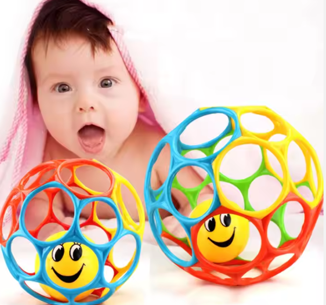 Baby Toddlers Toy Easy Grasp Soft Oball Rattle Balls